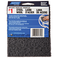 PAD STL WOOL SYN CHARCOAL MED