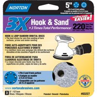 5" DISC NORTON HOOK SAND 3PK 220