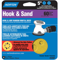 SANDING DISC H/L 5IN 60GRIT