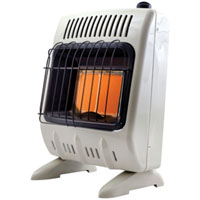 VENTLESS HEATER 10K 2 PLAQUE LP