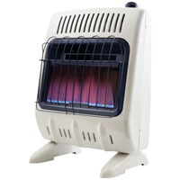 HEATER 10K BTU LP BLUE FLAME