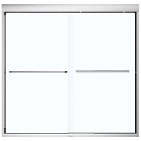 BATH DOOR CLR/CHM 55-59X57IN