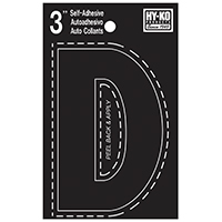 HYK-30414 LTTR HO D VINYL 3 BLK