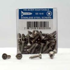 BULK  #6X1" S/S SCREWS-FLT