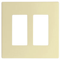 WALLPLATE SCREWLESS DECO 2G