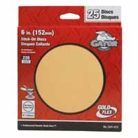 3241 6IN GOLD STICKONDISC 220G