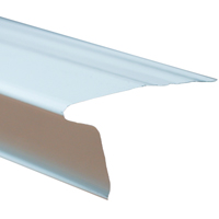 08558 GLV EAVE DRIP 1X2-1/2WHT