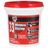 DAP 12121 Window Gazing, Paste, Slight, White, 1 pt Tub