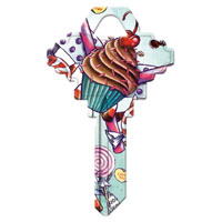 KEY BLANK SC1 CUPCAKE BLING