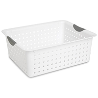 6100309 BASKET 12.9X12.9X6 WHT
