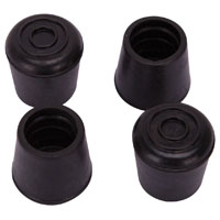 TIP FURNITURE LEG 7/8IN BLACK