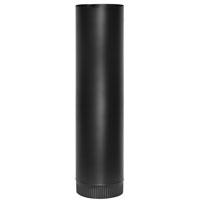 STOVE PIPE 24GA 5X24IN BLACK