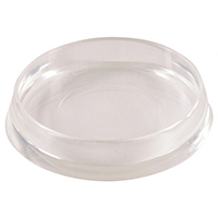 Shepherd Hardware 9087 Caster Cup, Plastic, Clear