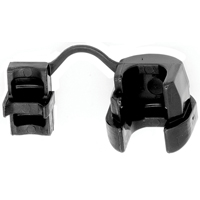 CORD PROTECTOR NYLON BLK