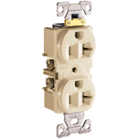 RECEPTACLE DPLX IVORY 20A/125V