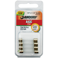 FUSE AGC 2.5A FAST ACTING