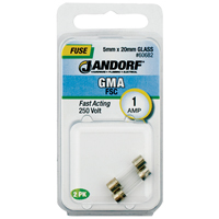 GMA FUSE 1A FAST ACTING 2PK