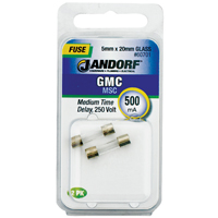 FUSE GMC 500MA MED T-DELAY