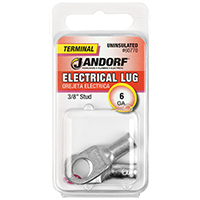 JAN-60770 TERM ELEC LUG 3/8 6AWG