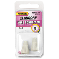 JAN-60812 TERM WIRE CON 16GA WHT