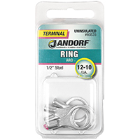 12GA 1/2" RING TERM UN 5PK