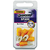 JAN-60846 TERM SPADE 12-10 YLW