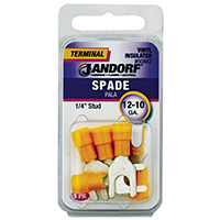 TERM SPADE VINYL INS .25 STUD