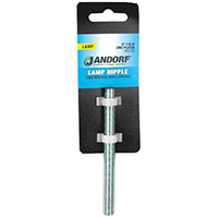 Jandorf 60163 Lamp Nipple, 4 in L Dimensions, Zinc