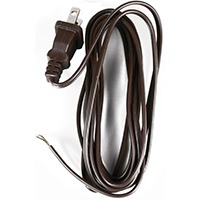 8' BRN Spt1 Lamp Cord