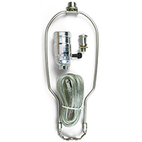 60139 KIT LAMP BRUSHED PEWTER