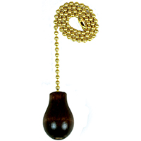 60318 CHAIN PULL WAL WOOD KNOB