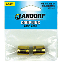 COUPLING 1/8 IP SOLID BRASS