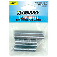 NIPPLE 1/8IP ASSORTED ZINC PLT