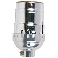 Jandorf 60400 Lamp Socket, 250 V, 660 W, Nickel Housing Material