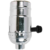 SOCKET TURN KNOB 3-WAY NICKEL