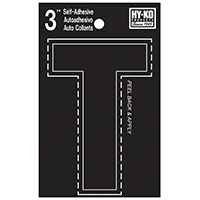 HYK-30430 LTTR HO T VINYL 3 BLK