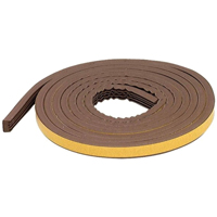 WEATHERSTRIP EPDM ADH 10FT BRN