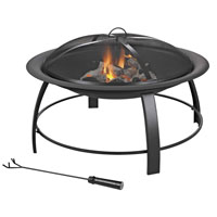 FIREPIT ROUND STEEL 30IN
