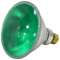 FLOODLIGHT BULB GREEN 90W PAR 38