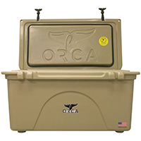 ORCA ORCT075 Cooler; 75 qt Cooler; Tan; Up to 10 days Ice Retention