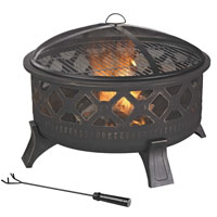 FIREPIT ROUND STEEL 32IN