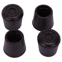 LEG TIP RUBBER 7/8 INCH BLACK