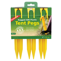 9309 TENT PEGS 9IN ABS 6PK