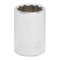 SOCKET STD 3/4INX12PT 1/2DR