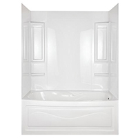 TUB WALL SURROUND VANTAGE WHT