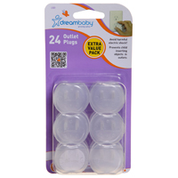 PLUG SAFETY  CLEAR 24PK