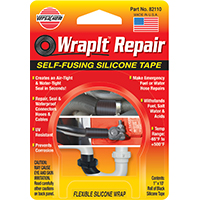 TAPE SILICONE BLACK 1INX10FT