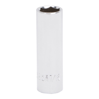 DEEP SOCKET 7/16IN 1/4DR 6PT