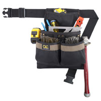 NAIL/TOOL BAG W/POLYWEB BELT