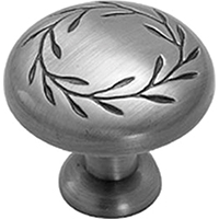 KNOB 1-1/4IN ELEGANT BRASS